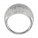 5.00 ct Ladies Round Cut Diamond Anniversary Ring In Pave Setting
